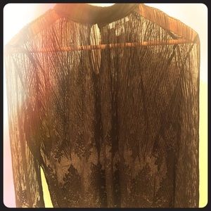 Bar III see through blouse